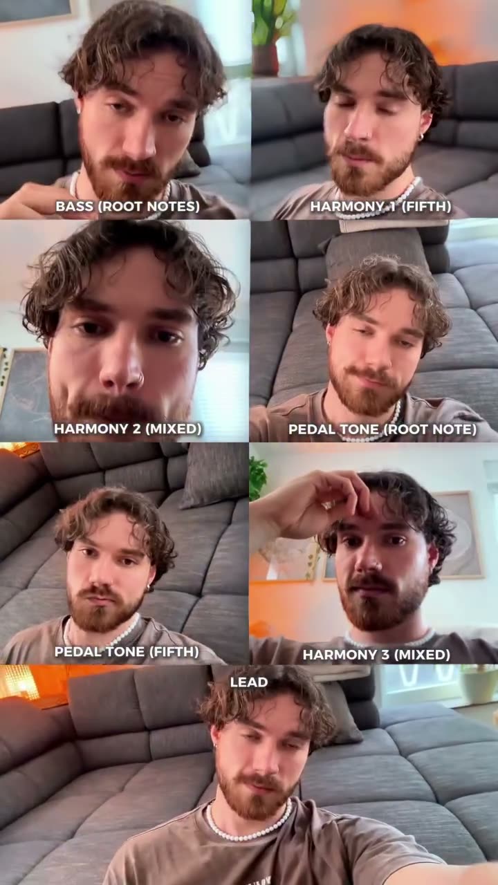 Singer-focused short-form clip idea for TikTok with a visible vocal hook